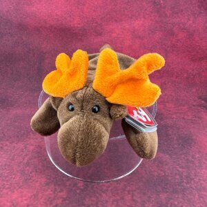 TY BEANIE BABY CHOCOLATE MOOSE RETIRED RARE 1993, TAG ERROR